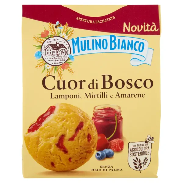 Mulino Bianco Erdei gyümölcsös keksz 300g